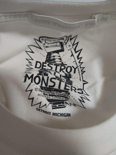 Hysteric Glamour Destroy All Monsters T-Shirt Taille M - Photo 4 sur 7