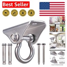 Durable Stainless Steel Swing Hanger - 1600 LB Capacity, Ideal for Fitness Gear