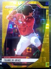 2025 Prizm Franklin Arias #10 Gold Pandora 1/4 SSP Red Sox Rookie 🔥 L@@K!