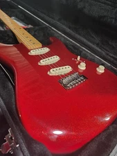 INCREDIBLE RARE 60TH  FSR Strat Red Sparkle & NEW Case!