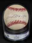 Joe DiMaggio HOF New York Yankees Signed OAL Baseball BAS 10 Encapsulated AUTO