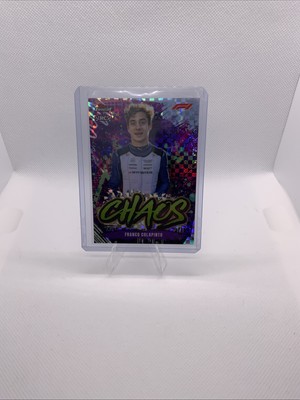 2024 Topps Finest Formula 1 Franco Colapinto Rookie Checkerboard Chaos #CH-20