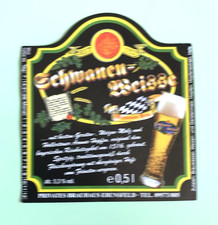 Bieretikett , Brauhaus EBENSFELD  , SCHWANEN WEISSE / Oberfranken / BY #1664#