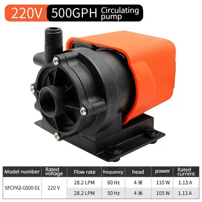 Marine-Klimaanlagen-Zirkulation AC-Pumpe 500GPH Tauchpumpe Bürstenlose Pumpen