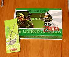 Legend of Zelda: Twilight Princess Full Sword  Shield Set  Layered Pendant