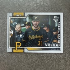 2026 Topps Celebration Paul Skenes  Dugout Peeks Variation SP #100 Pirates