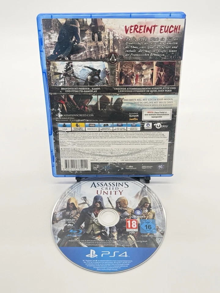 Assassin's Creed: Unity (Sony PlayStation 4) Zustand Akzeptabel - Bild 2 von 2