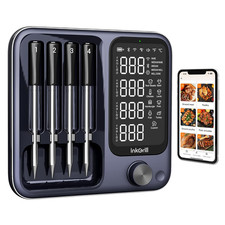 Wireless Meat Thermometer with APP Control 4 Probes Meat Thermometer Digital, Un