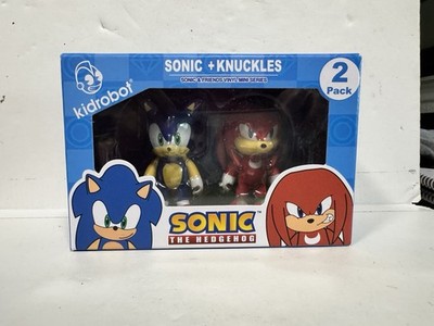 Kidrobot Sonic The Hedgehog & Knuckles Vinyl Figures - 2 Pack - Factory Sealed