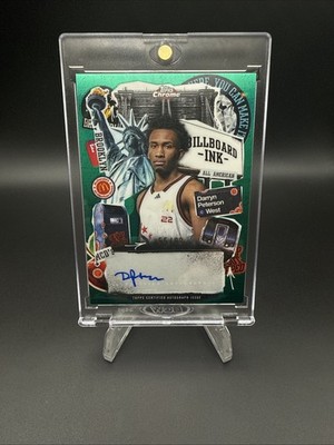 2025 Topps Chrome McDonald's Auto Darryn Peterson /99 🔥 Kansas | eBay
