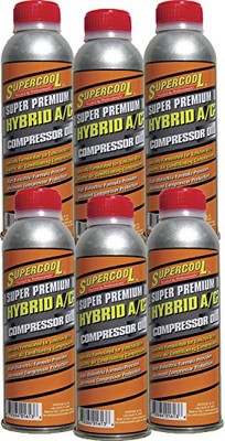 TSI Supercool 24940-6CP Hybrid A/C Compressor Oil, 8 oz, 6 Pack