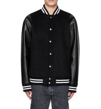 AUTHENTIC BALMAIN LOGO PATCH VARSITY BOMBER J...