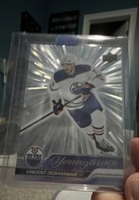 2023-24 Upper Deck Series 1 - Young Guns Vincent Desharnais #202 Outburst Silver