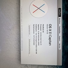 Apple MacBook Air 13.3 Zoll (128GB SSD, Intel Core i5 5. Gen., 2,70GHz, 8GB RAM)
