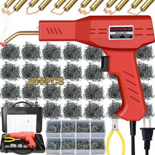 Plastic Welder Kit Soldering Hot Stapler Bumper Repair Welding Gun 800 Staples