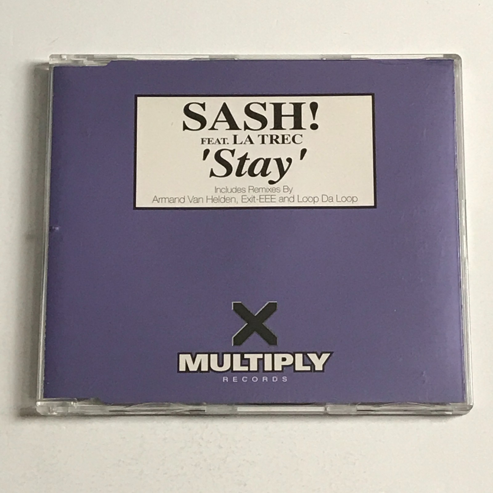 Sash! Feat. La Trec – Stay CD 1997 Single – CDMULTY26 EX/EX