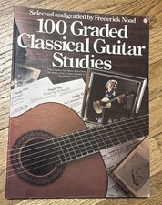 100 Graded Classical Guitar Studies Sheet Music Book
