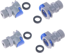 4 Pack Kitchen Faucet Hose Quick Connect Adapter with M15 1 Male Thread Conne...