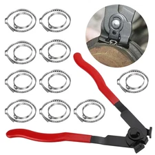 Universal CV Joint Axle Boot Clamp Pliers Tool w/ 20 Crimp Bands For Auto / ATV
