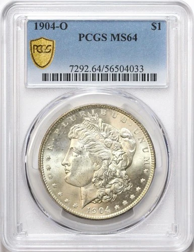 1904-O $1 Morgan Silver Dollar PCGS MS64 - Lustrous / Great Coin
