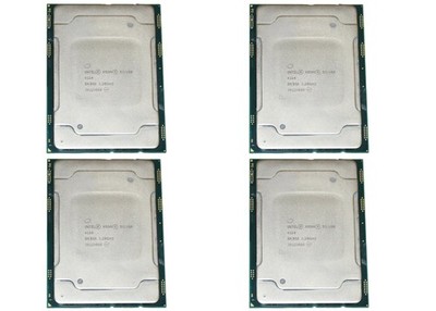 Lot of 4 Intel Xeon Silver 4114 2.20GHz 10-Core LGA3647 CPU Processor SR3GK