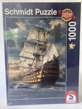 NEW Schmidt 58153 Sails Set 1000 Pc Jigsaw Puzzle Navy Ship Sealed