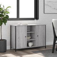 Sideboard Anrichte Grau Sonoma Eiche 100X35X70 Cm Holzwerkstoff