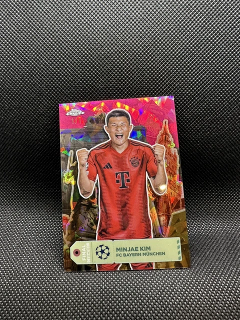 2024-2025 Topps Chrome Sapphire Minjae Kim Final Destination Padparadscha 1/1