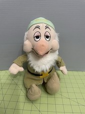 Disney Store bean 10  Stuffed plush SLEEPY Snow White And The Seven Dwarfs