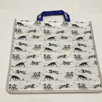 #ad Tesco Battersea Cats and Dogs Home DOG Tote Bag White Gray Shake Run 2025 New $29.99