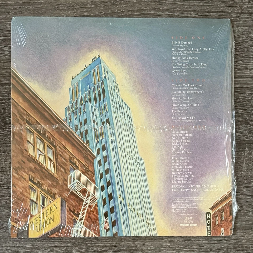 Billy Joe Shaver~Gypsy Boy CPN 0192 SEALED LP - Image 2 of 3