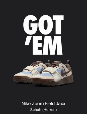 NIKE Zoom Field Jaxx x Travis Scott Leche Blue EU 45.5 US 11.5 UK 10.5