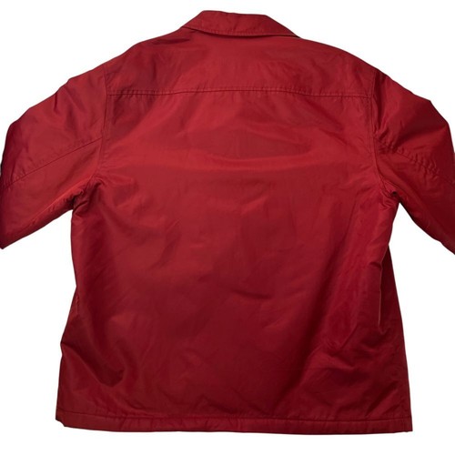 Claiborne Mens XL Red Water Repellent Windbreaker Jacket, Claiborne Mens Red 509 - Picture 9 of 10