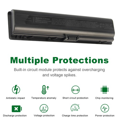 DV2000 Battery for Hp Pavilion dv6000 DV6100 dv6500 dv6700 dv6800 dv2500 dv2700 - Picture 5 of 9