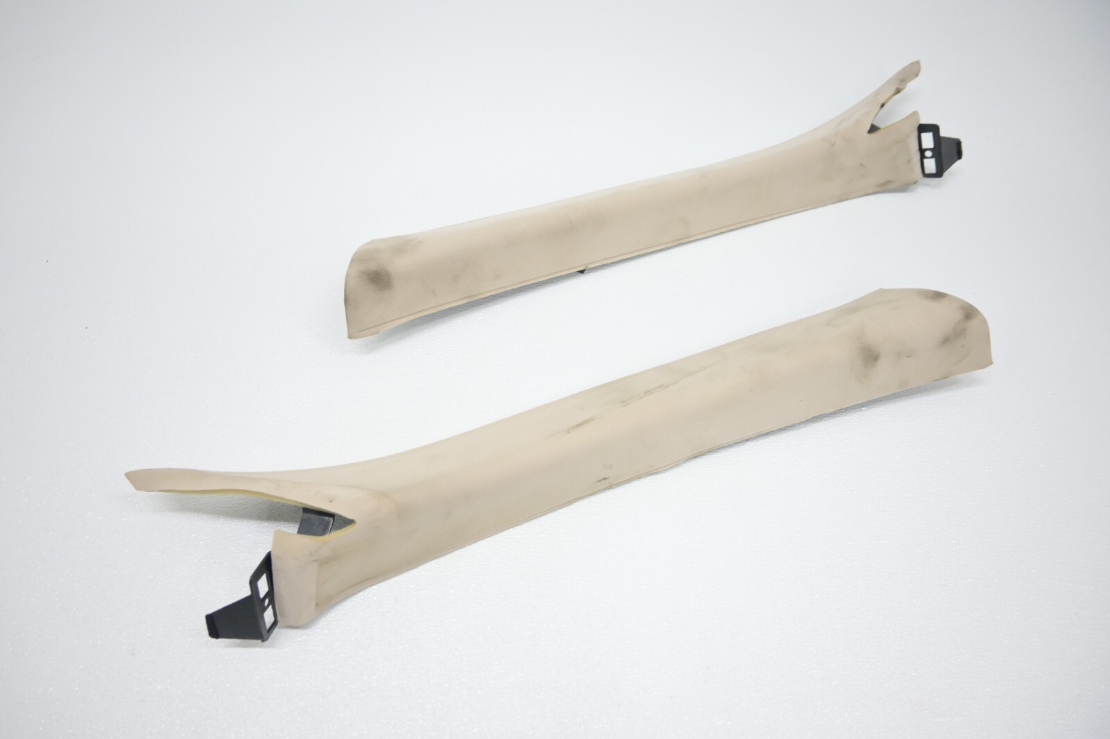 ⭐ 14-20 Maserati Ghibli Quatt Front Windshield A Pillar Column Trim Set Beig Oem