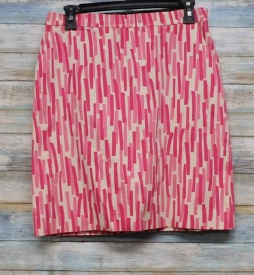 Micheal Kor's Womens Pink Skirt Size 6 Petite 100% Cotton (3873)