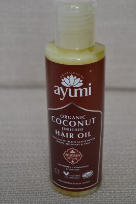Ayumi Organic Coconut Enriched Hair Oil 150ml UVP 8,95£