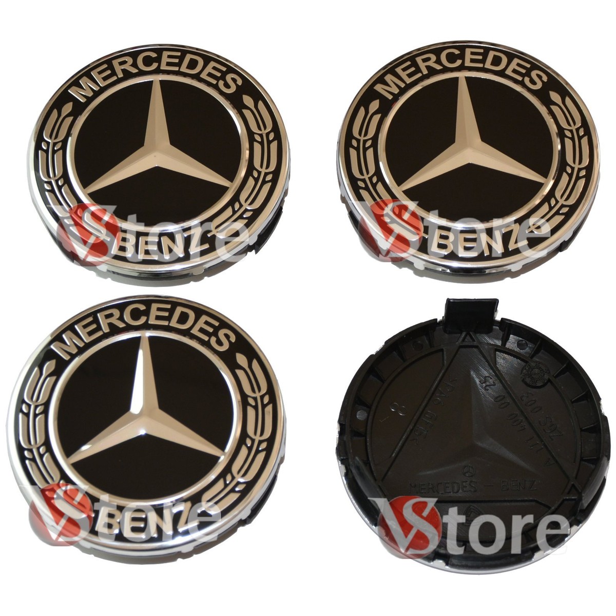 Coprimozzo Per Mercedes Benz - 4 Pezzi Da 75mm, Compatibile B66470207 - Foto 10