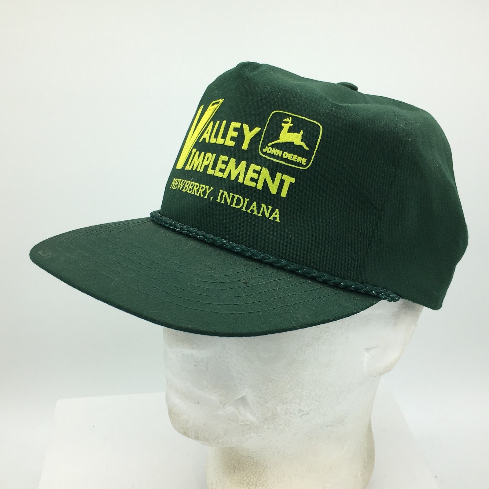 Vtg Valley Implement John Deere Logo Newberry IN Gree… Gem