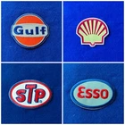 A Set Of Four Motorsport Motor Racing Patches Sew / Iron On Badges:- Selection A