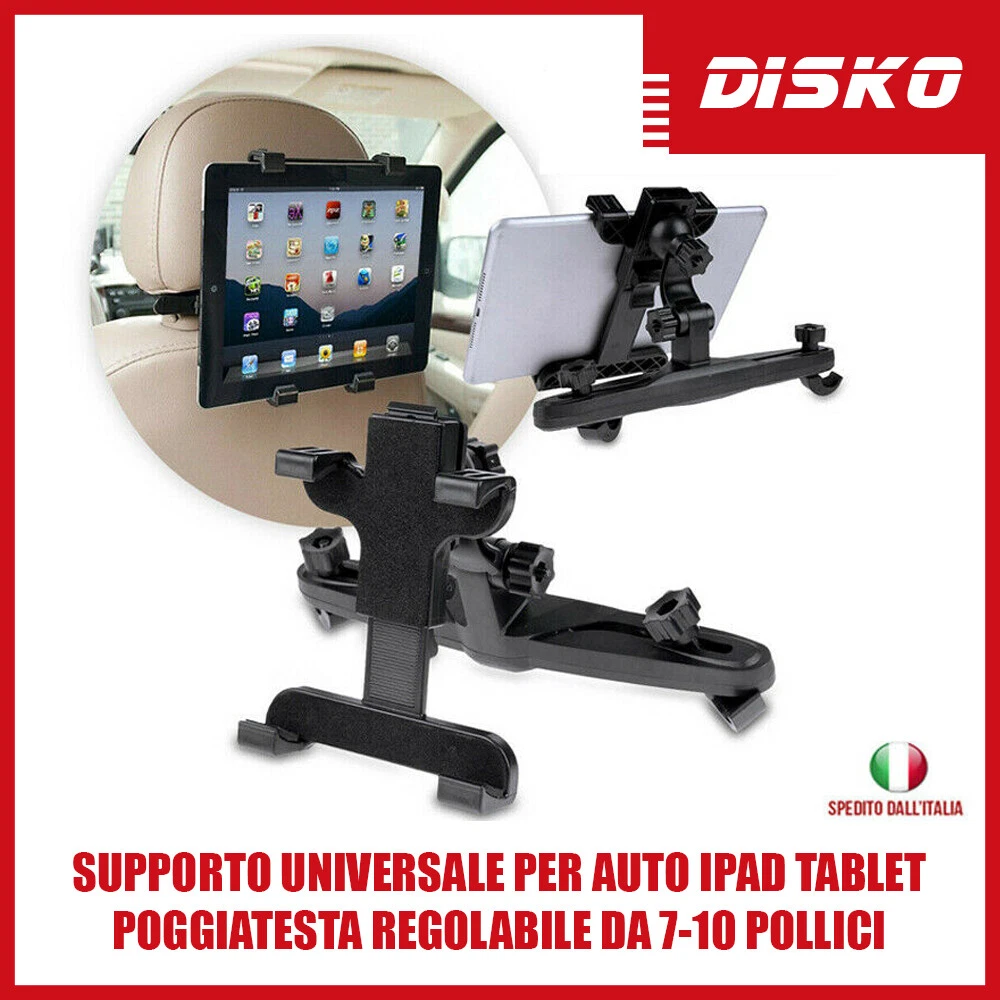 Supporto Universale Per Tablet E Smartphone Per Tesla Model 3 E Y, Attacco Al Poggiatesta Posteriore