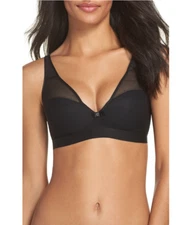 Chantelle Aeria Wireless Bra Black Women's Size M L2834