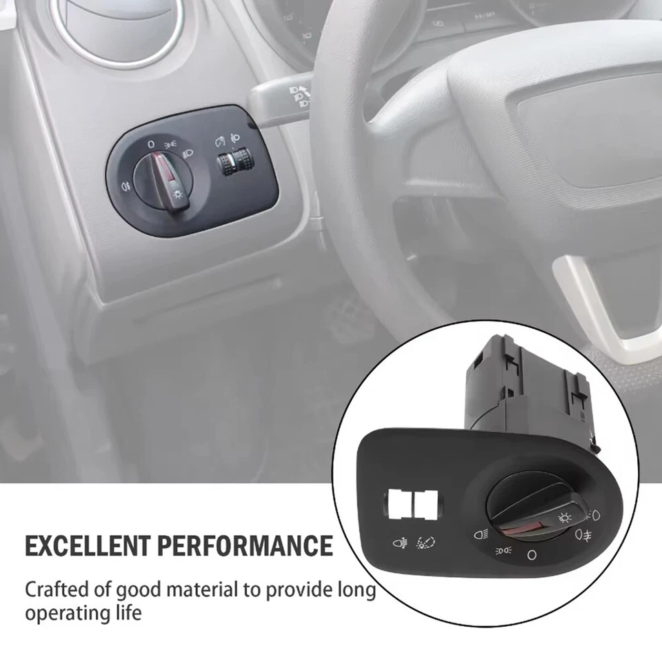 6J1941531AL para Seat Ibiza 2009-2015 farol lâmpada de neblina controle interruptor tampa - Imagem 2 de 4