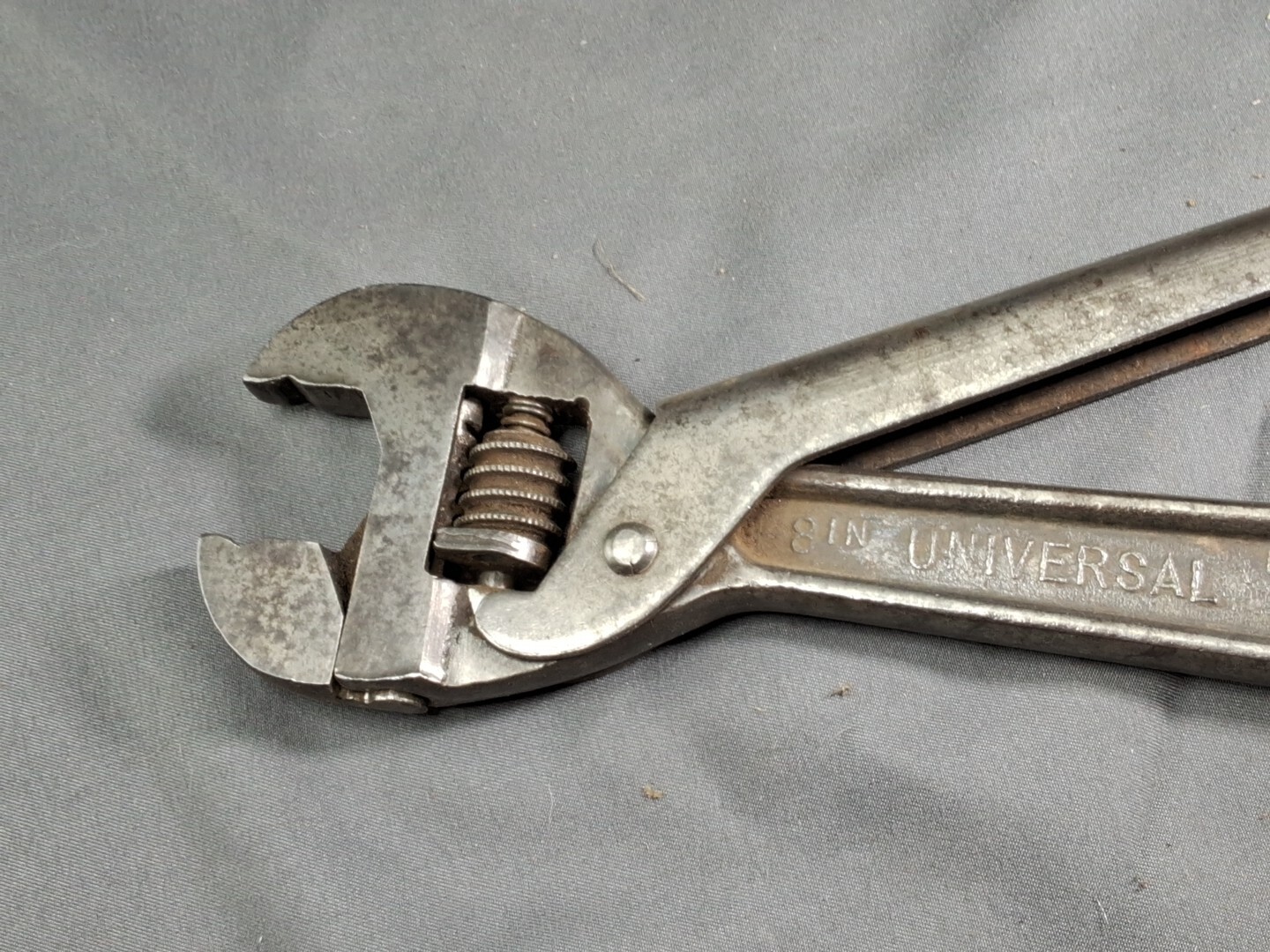 Universal Wrench Co. Detroit Windsor 1919 PAT Adjustable Wrench Antique