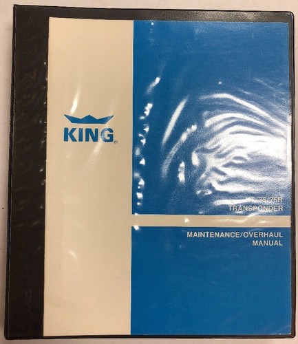 King KT-75 Transponder Maintenance Manual 006-5019-02 - Bild 1 von 12
