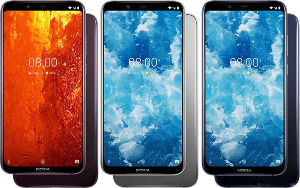 Nokia 8.1 Original Unlocked Dual SIM 64GB/128GB 4G LTE 13MP Global Android Phone - Imagen 3 de 4