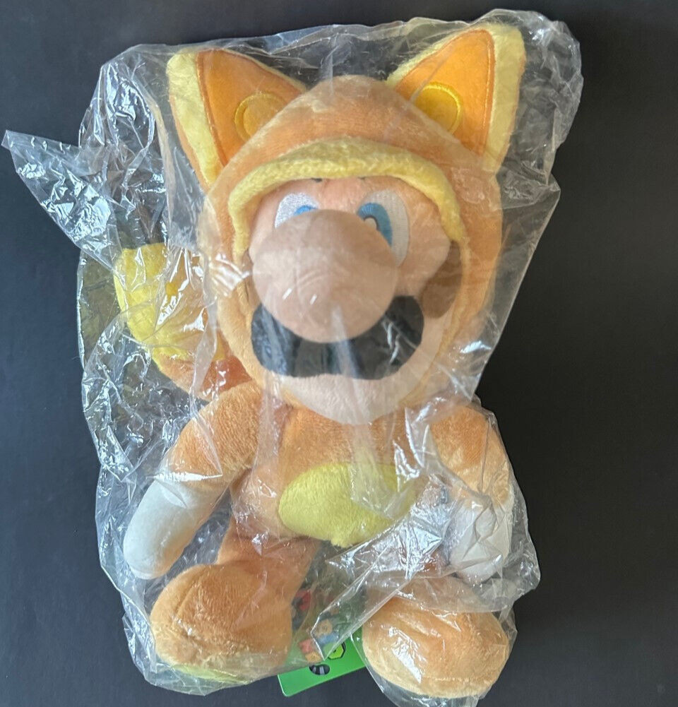 Super Mario Plush Toy Luigi Fox 32Cm