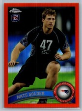2011 Topps Chrome -  Orange Refractor #215 Nate Solder (RC)