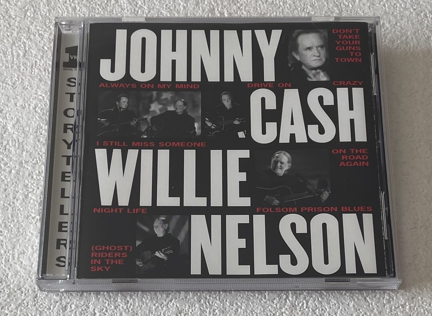 JOHNNY CASH / WILLIE NELSON ~ VH1 STORYTELLERS ~ 1998 US 15-TRACK CD ALBUM