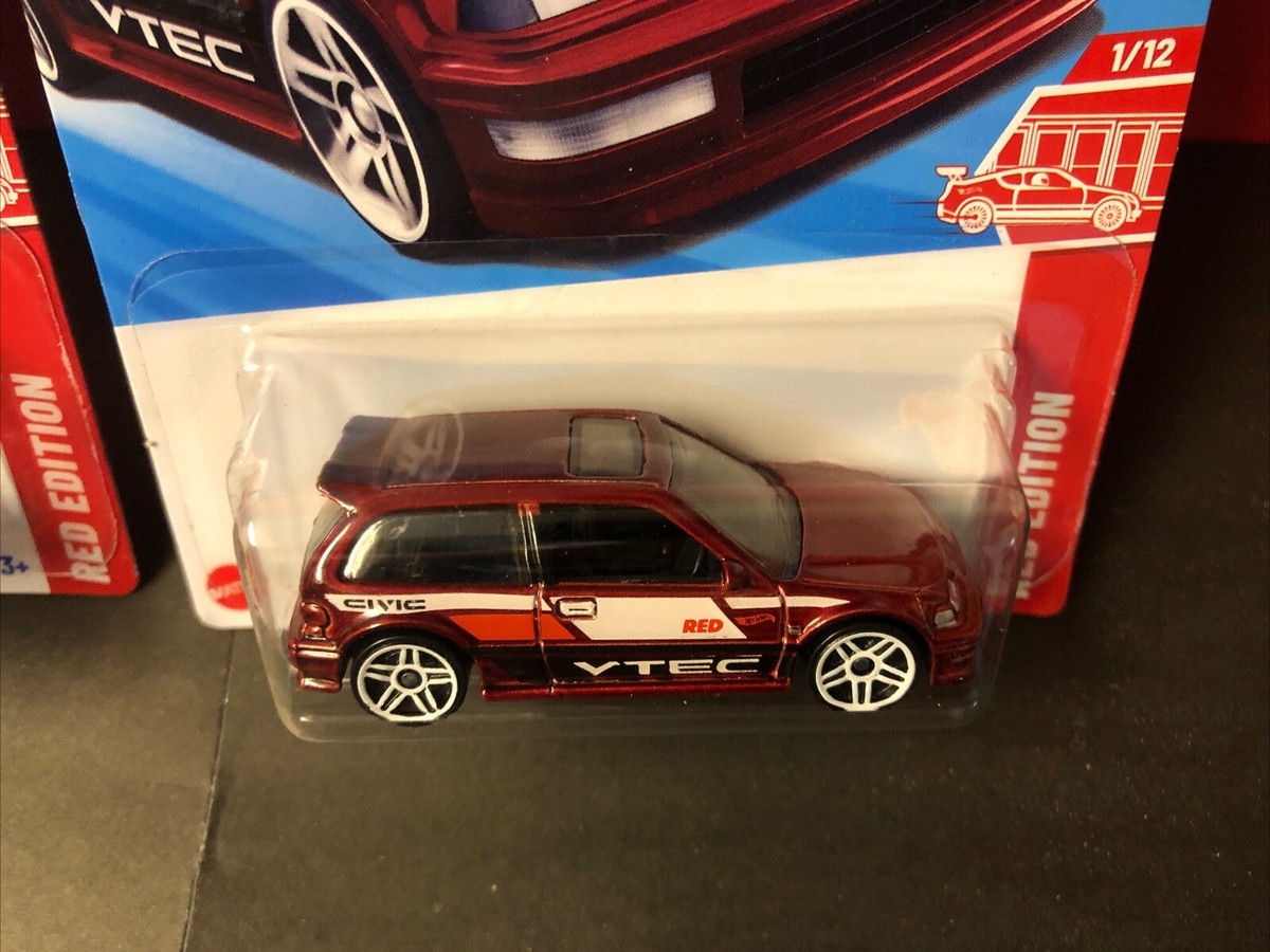 ホットウィール ターゲット限定レッドエディション #1 '90 ホンダシビック Hot Wheels 2025 Target EXCLUSIVE Red Edition 90 Honda Civic